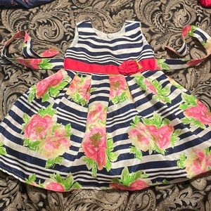 Girls 3T Flower accented Dress